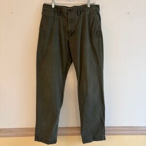 Goodfellow & Co Hennepin Chino Pants Mens 32x30 Athletic Fit Olive Green Cotton